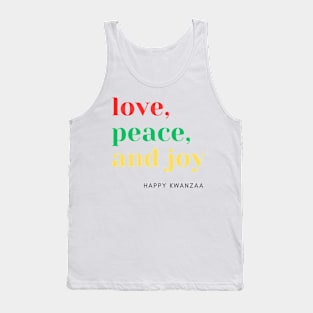 happy kwanzaa Tank Top